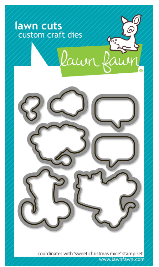 Lawn Fawn Sweet Christmas Mice Dies