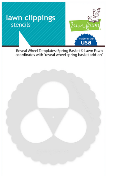 Lawn Fawn Reveal Wheel Templates: Spring Basket