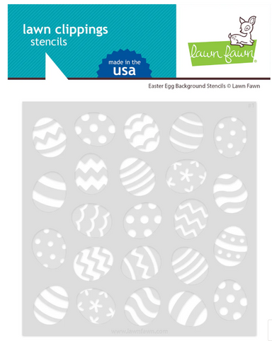 Lawn Fawn Easter Egg Background Stencils