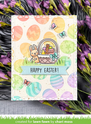 Lawn Fawn Easter Egg Background Stencils