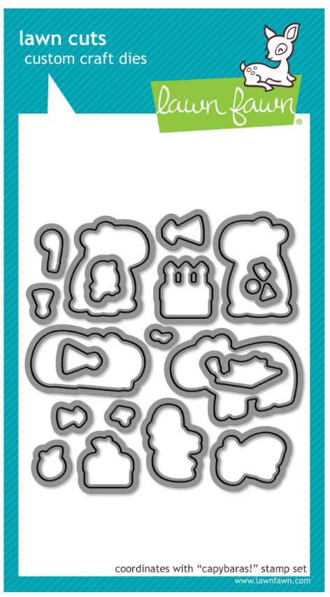 Lawn Fawn Capybaras! Dies
