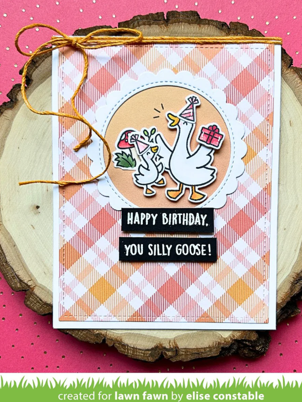 Lawn Fawn Silly Goose! Clear Stamp Set