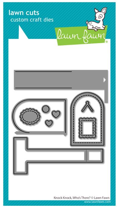 Lawn Fawn Knock Knock, Who's There Die