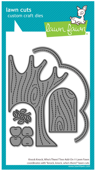 Lawn Fawn Knock Knock, Who's There? Tree Add On Die