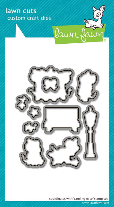 Lawn Fawn Caroling Mice Dies