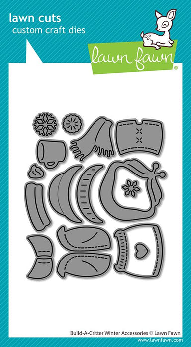 Lawn Fawn Build A Critter Winter Accessories Dies
