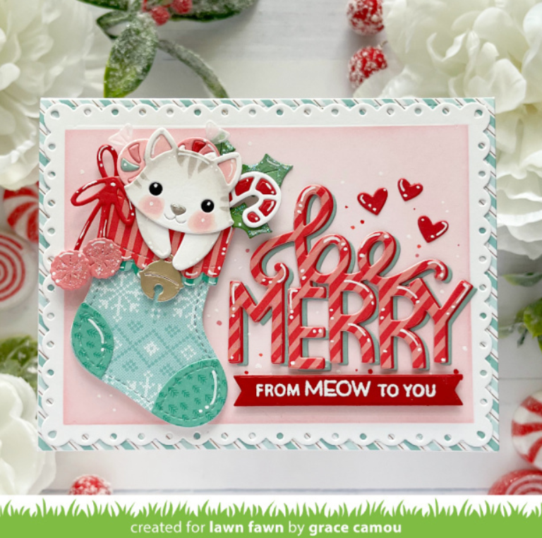 Lawn Fawn Giant Be Merry Die