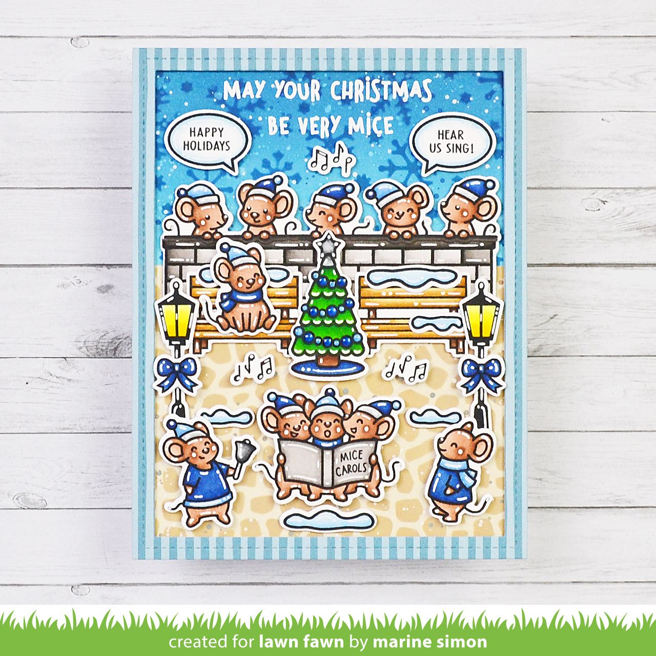 Lawn Fawn Snowflakes Stencil 6X6