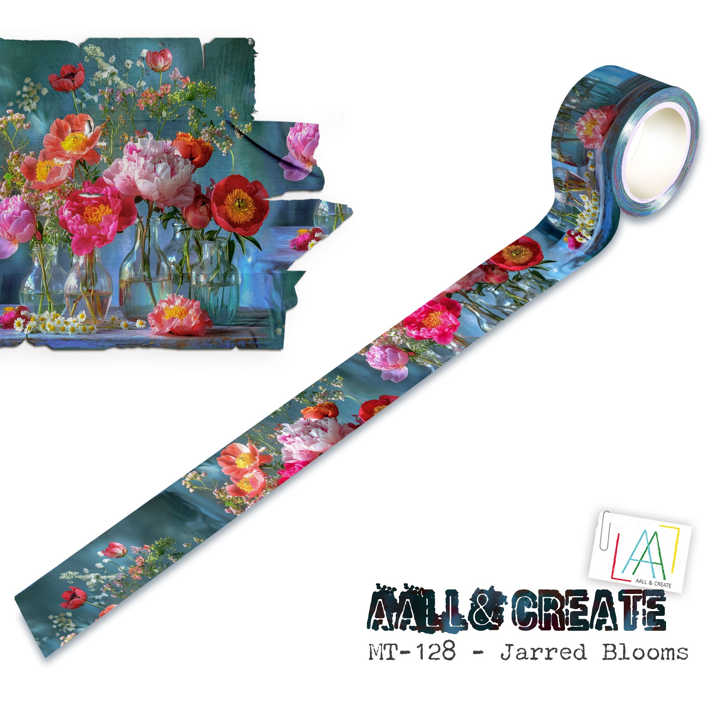 Aall & Create Jarred Blooms Layer It Up Washi