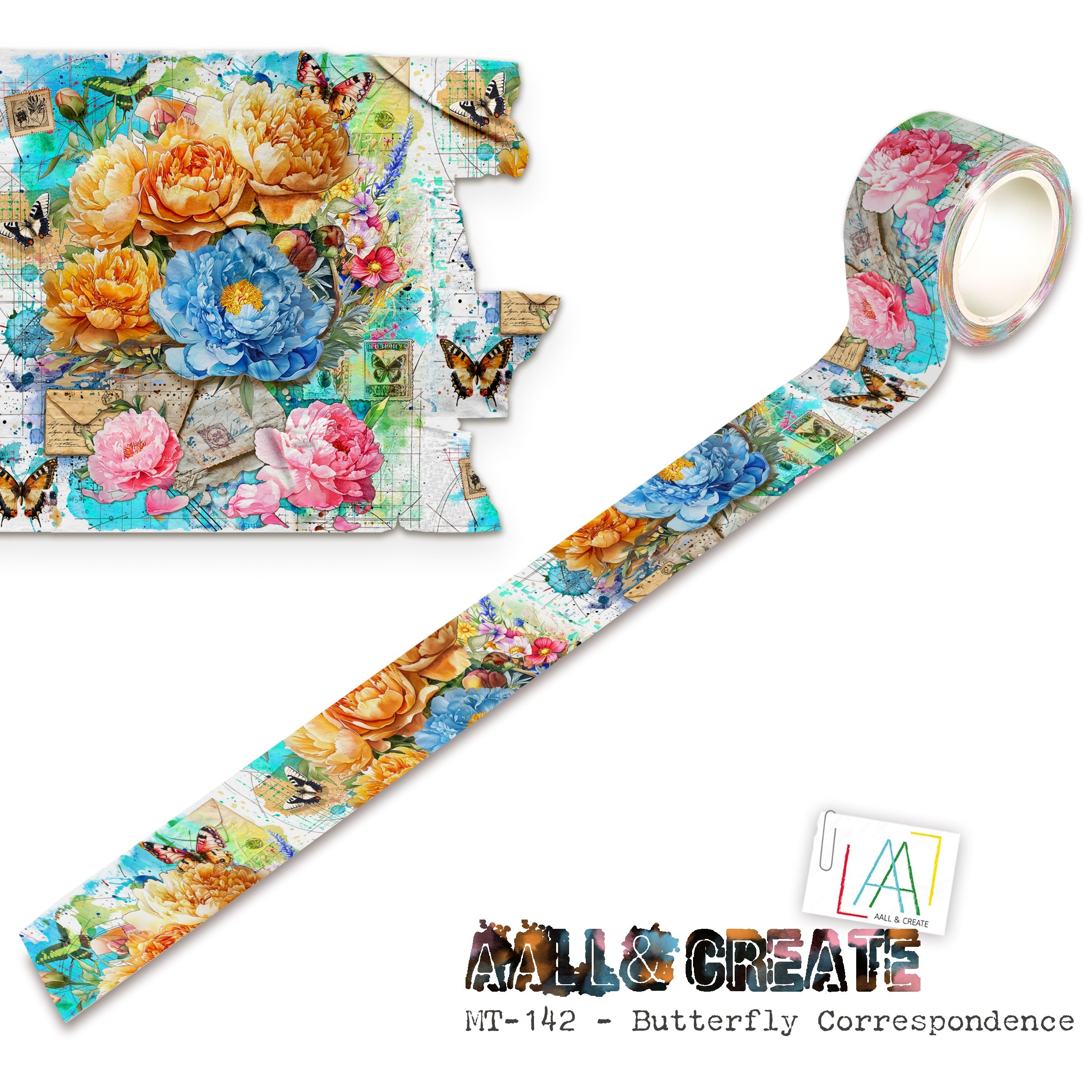 Aall & Create Butterfly Correspondence Layer It Up Washi