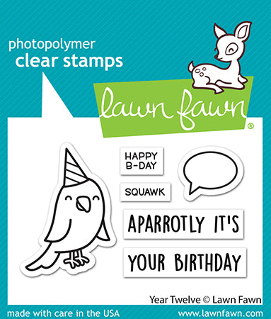 Lawn Fawn Year Twelve Stamp/Die Combo