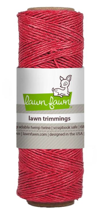 Lawn Fawn Red Hemp Twine