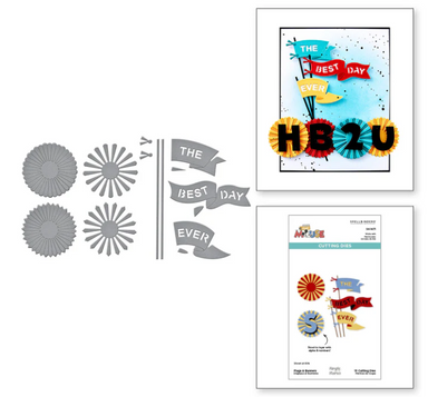 Spellbinders Classic Mouse Flags & Banners Dies