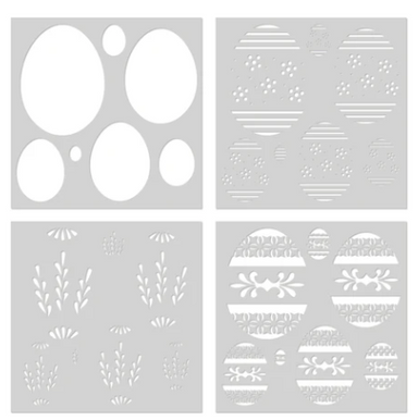 Hero Arts Color Layering Decorative Eggs Stencils