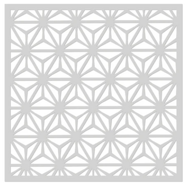 Hero Arts Asana Pattern 6X6 Stencil