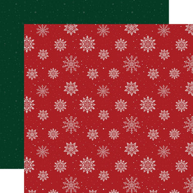 Echo Park Santa Claus Delicate Snowflakes 12X12 Paper