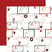 Echo Park Santa Claus Christmas Post Cards 12X12 Paper