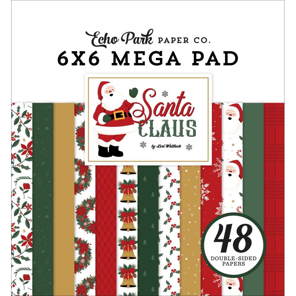 Echo Park Santa Clause 6X6 Mega Paper Pad