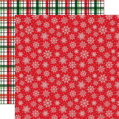 Echo Park Santa's Christmas Delivery Snowflake Season 12X12 Paper