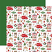 Echo Park Santa's Christmas Delivery Candy Cane Lane 12X12 Paper