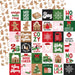 Echo Park Santa's Christmas Delivery 2X2 Journaling Cards Paper