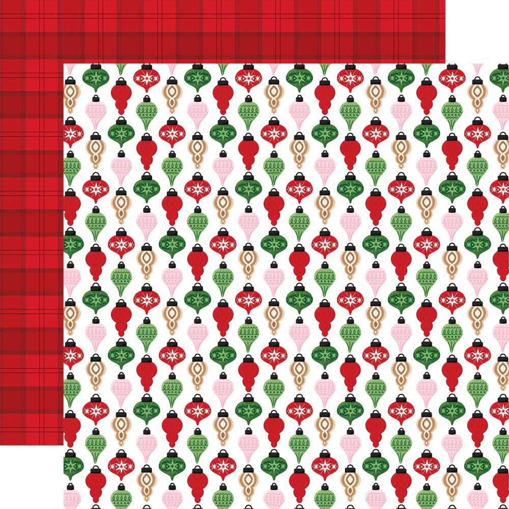 Echo Park Santa's Christmas Delivery Holiday Ornaments 12X12 Paper