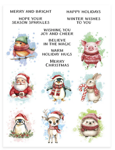 Spellbinders Holiday Magic Rub Ons