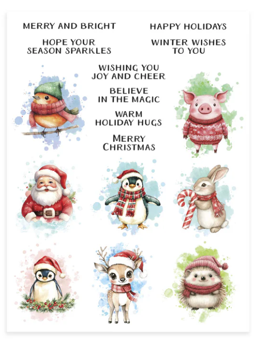 Spellbinders Holiday Magic Rub Ons