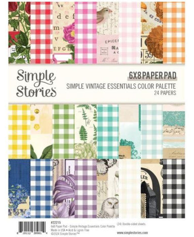 Simple Stories Simple Vintage Essentials Color Palette 6X8 Paper Pad