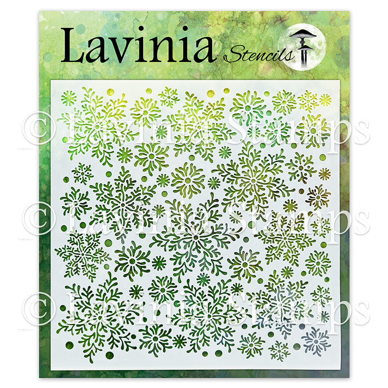 Lavinia Snowflakes Stencil