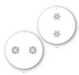 Sunbird Spark Flurry Snowflakes Stencils 360