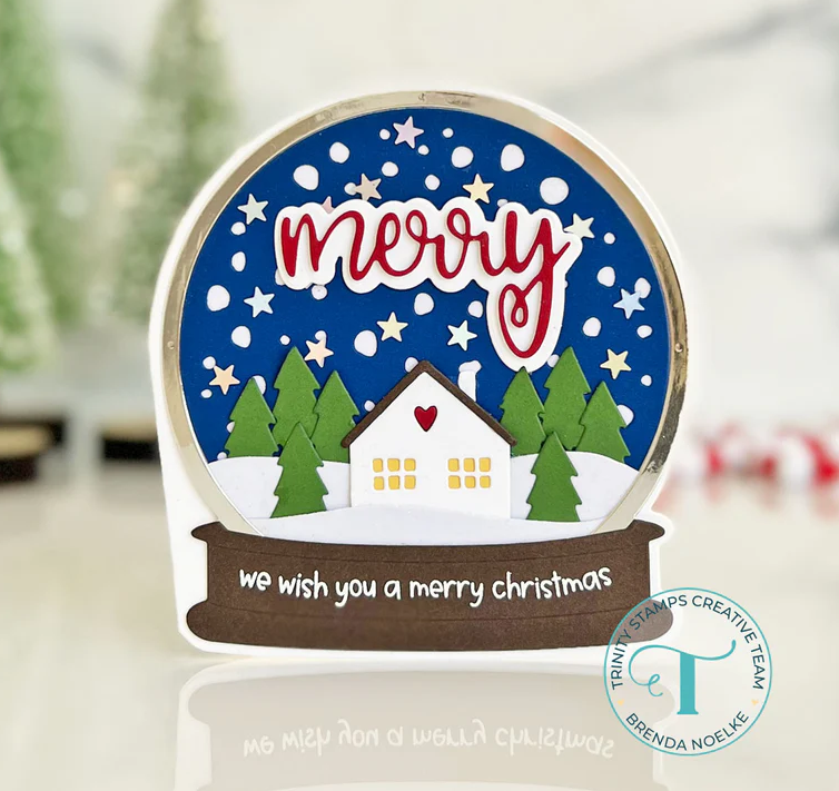 Trinity Stamps Snowglobe Card Die