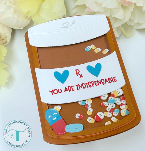 Trinity Stamps Soup Can Shaped Card Die Set