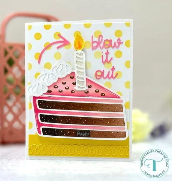 Trinity Stamps You Take the Cake Die