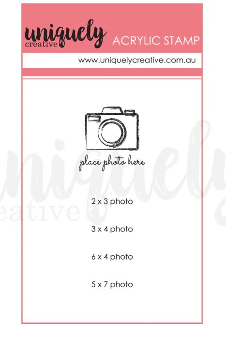 Uniquely Creative Place Photo Here Stamp