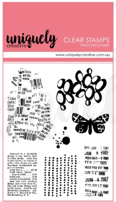 Uniquely Creative Heart & Soul Mixed Media Stamps