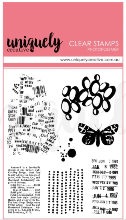 Uniquely Creative Heart & Soul Mixed Media Stamps