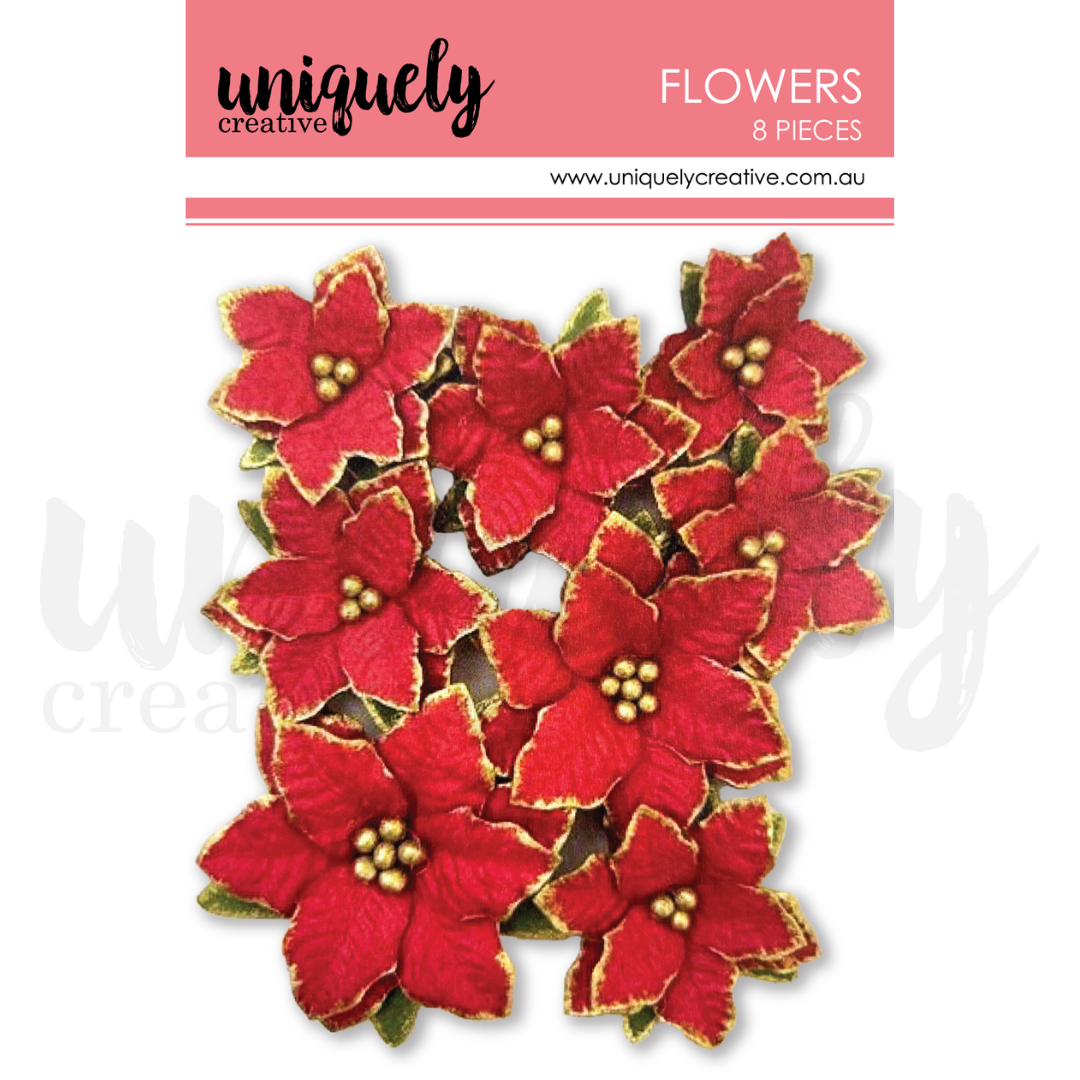 Uniquely Creative Christmas Poinsettia Flowers