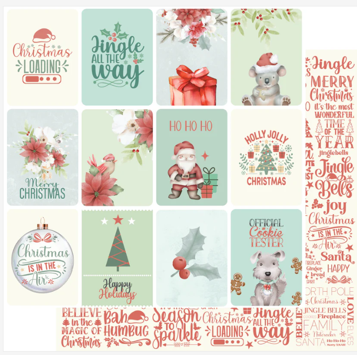 Uniquely Creative Holly Jolly Magic 12X12 Paper