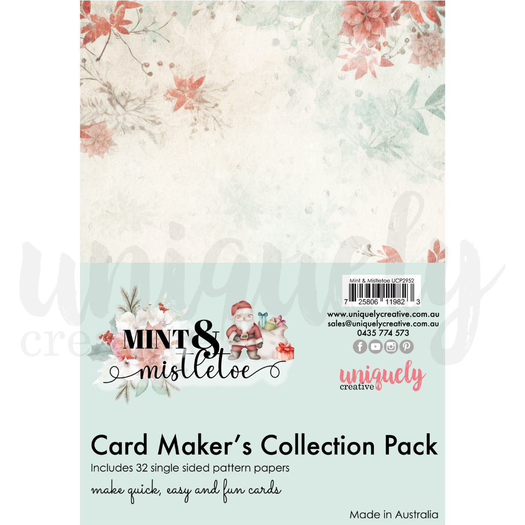 Uniquely Creative Mint & Mistletoe Card Maker's Collection Pack