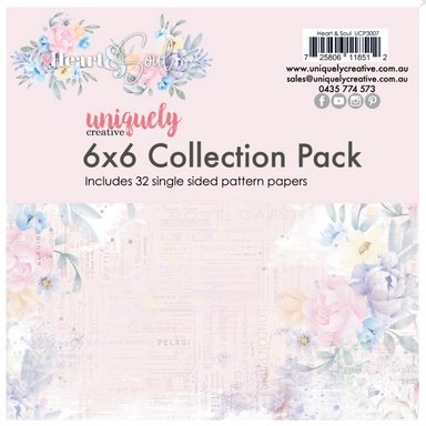 Uniquely Creative Heart & Soul 6X6 Collection Pack