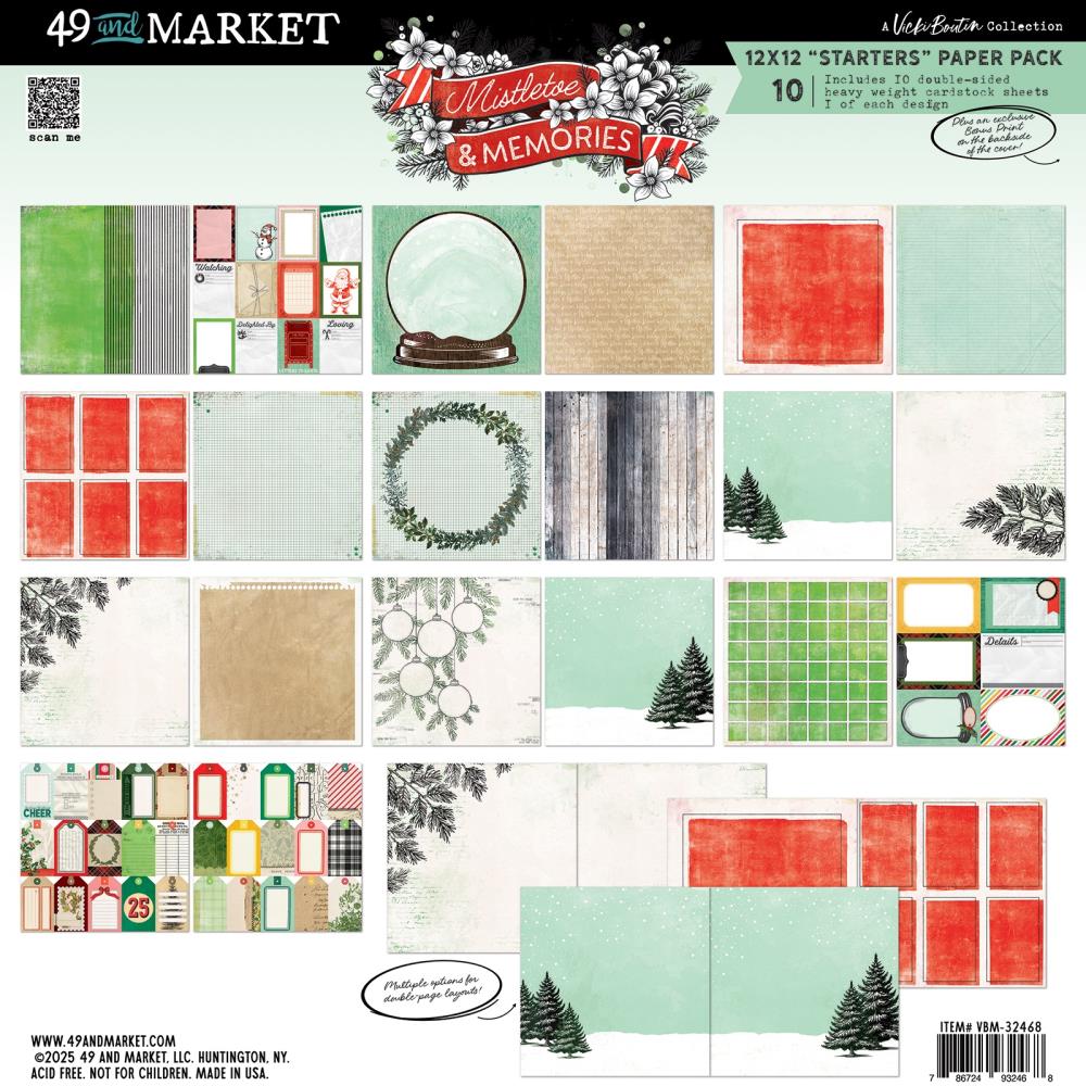 49 and Market Mistletoe and Memories 12X12 Collection
