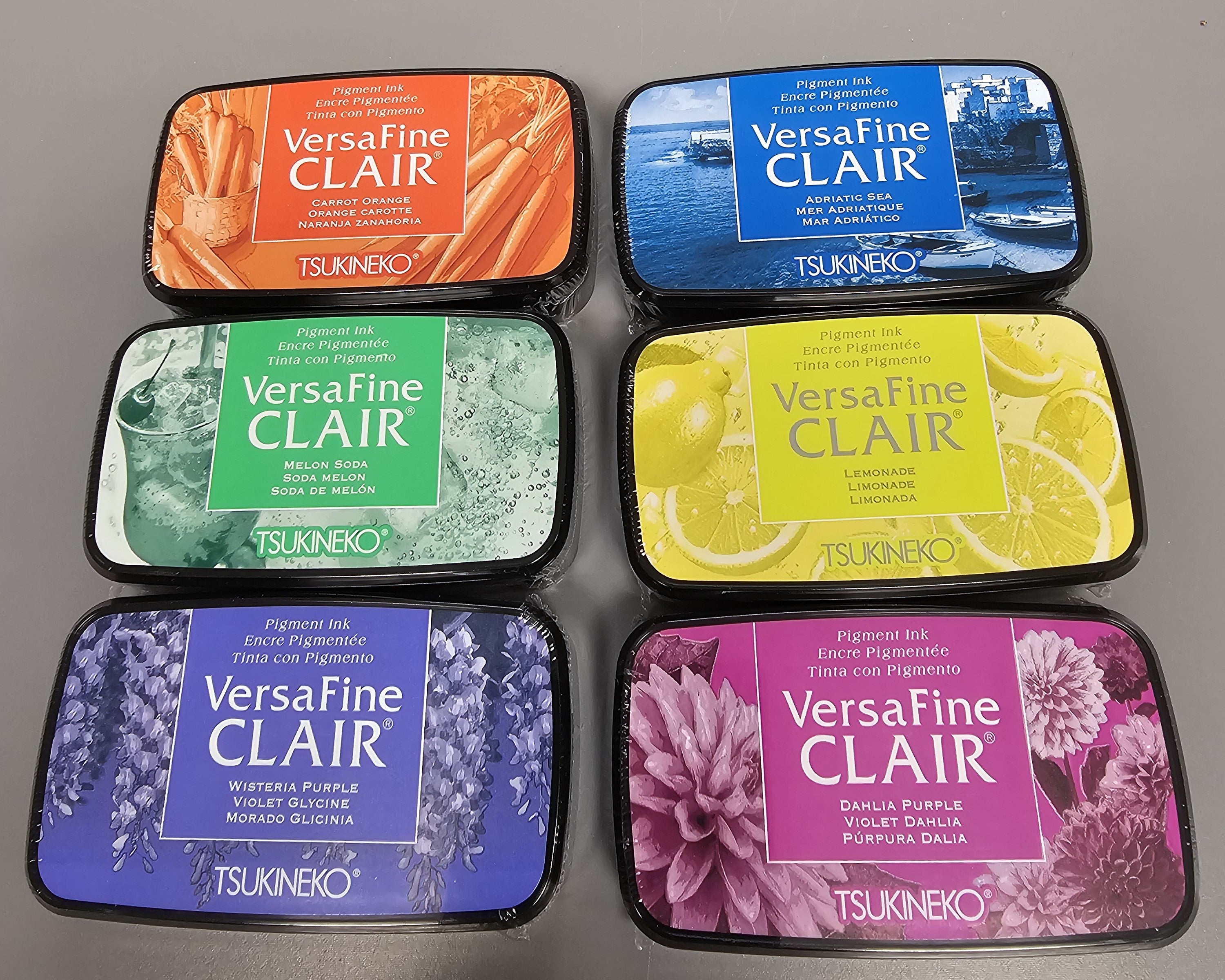 Versafine Clair 6 NEW Ink Pad Bundle