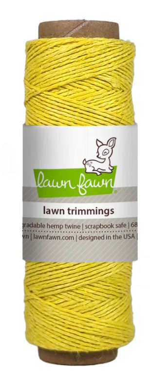 Lawn Fawn Yellow Hemp Twine