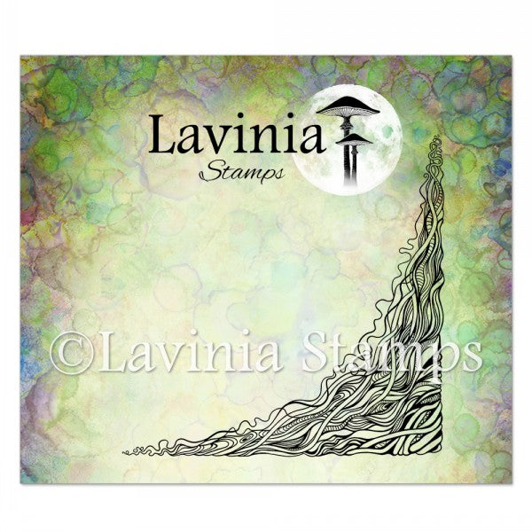 Lavinia Dragon Tree Root Corner Clear Stamp