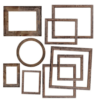 49 and Market Evergreen Season Chipboard Frames