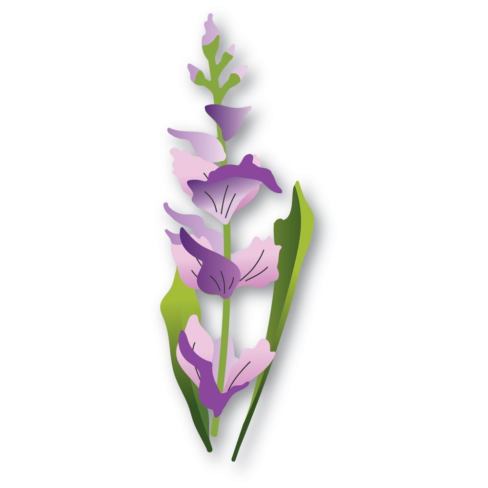 Memory Box Whimsical Gladiola Die