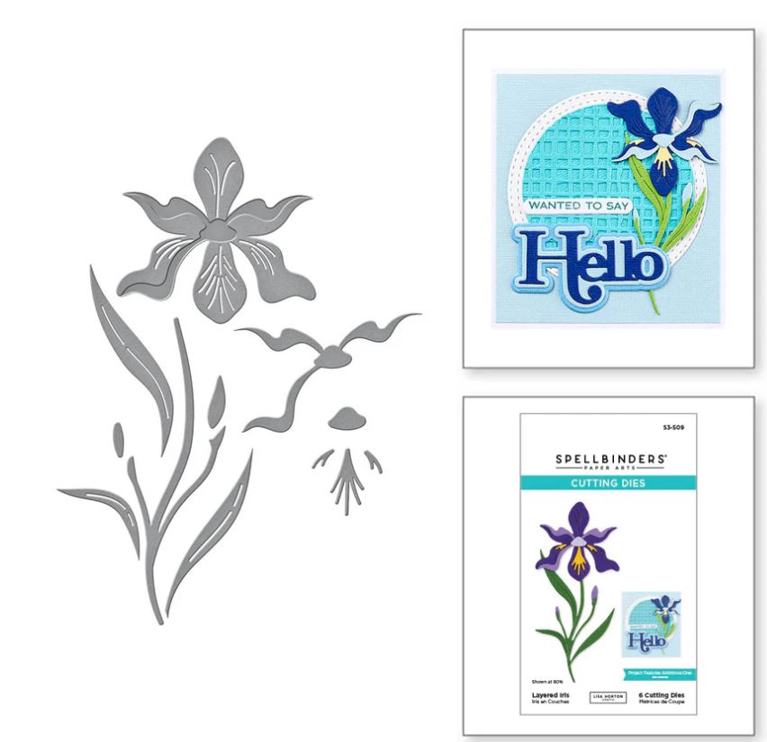 Spellbinders Layered Iris Die