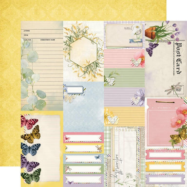 Simple Stories Simple Vintage Meadow Journal Elements 12X12 Paper