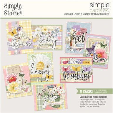 Simple Stories Simple Vintage Meadow Flowers Card Kit